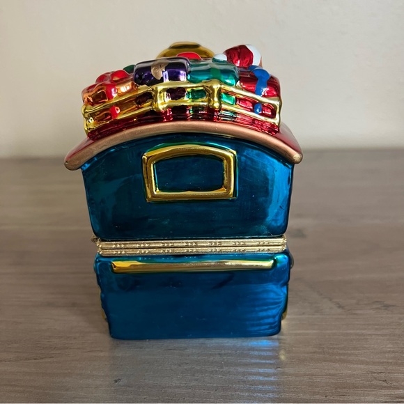 MR. CHRISTMAS Animated TRAIN Porcelain Music Box God Rest Ye Merry Gentleman - Picture 5 of 12